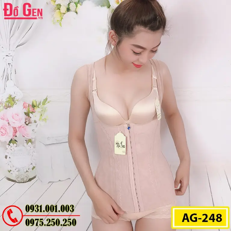 Áo Lót Gen Định Hình Cao Cấp Nhỏ Eo Thon Bụng (Cod: AG-248)