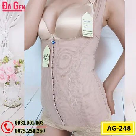 Áo Lót Gen Định Hình Cao Cấp Nhỏ Eo Thon Bụng (Cod: AG-248)