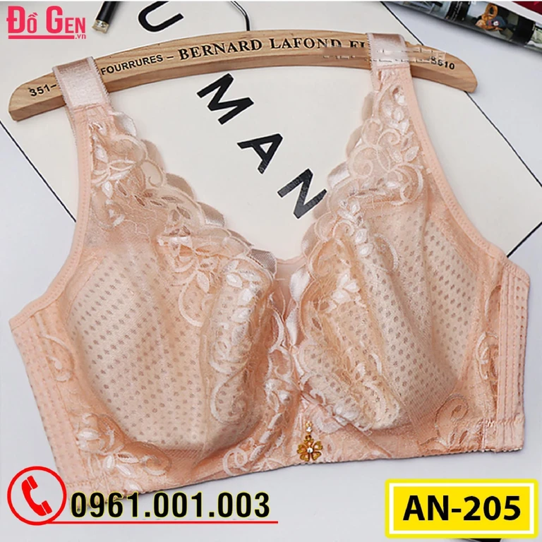 Áo Lót Ren Không Mút Ngực Bản To Cao Cấp AN-205