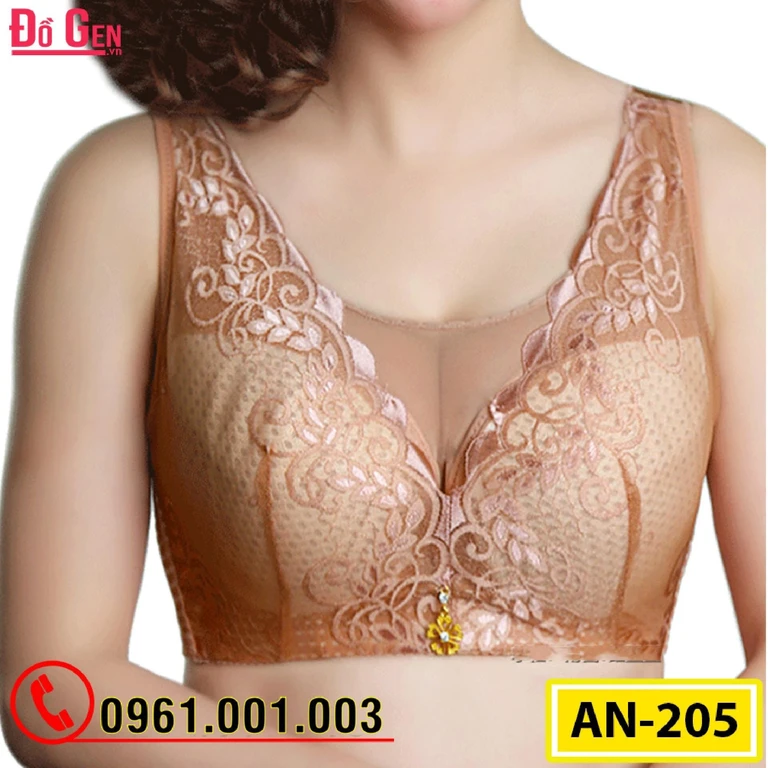 Áo Lót Ren Không Mút Ngực Bản To Cao Cấp AN-205