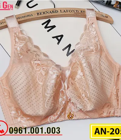 Áo Lót Ren Không Mút Ngực Bản To Cao Cấp AN-205