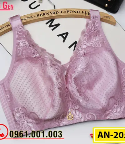 Áo Lót Ren Không Mút Ngực Bản To Cao Cấp AN-205