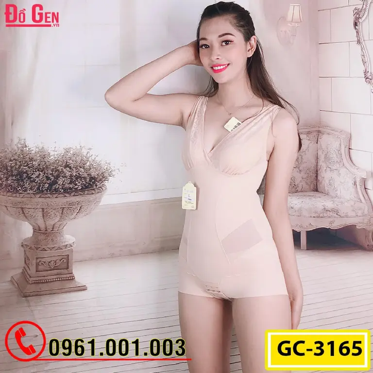 Bộ Đồ Lót Gen Định Hình - Gen Nịt Bụng Thu Gọn Vòng Eo (Cod: GC-3165)