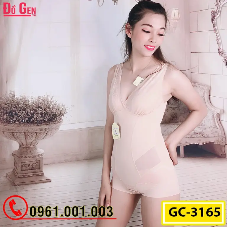 Bộ Đồ Lót Gen Định Hình - Gen Nịt Bụng Thu Gọn Vòng Eo (Cod: GC-3165)