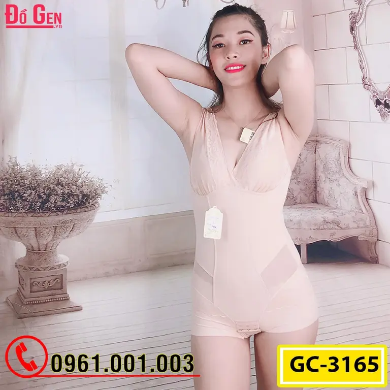 Bộ Đồ Lót Gen Định Hình - Gen Nịt Bụng Thu Gọn Vòng Eo (Cod: GC-3165)