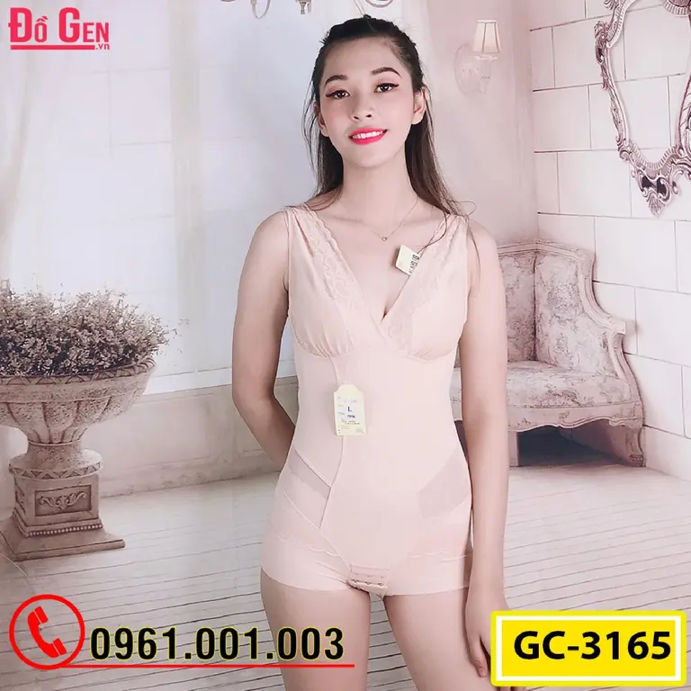 Bộ Đồ Lót Gen Định Hình - Gen Nịt Bụng Thu Gọn Vòng Eo (Cod: GC-3165)