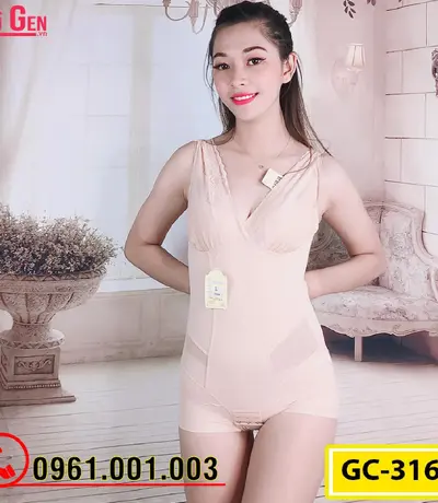 Bộ Đồ Lót Gen Định Hình - Gen Nịt Bụng Thu Gọn Vòng Eo (Cod: GC-3165)
