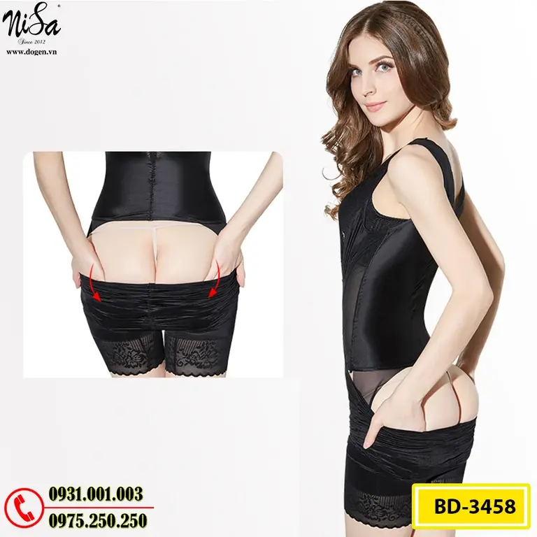 Đồ Lót Định Hình - Quần Áo Gen Định Hình Bikini Liền Thân Thu Gọn Vòng Eo (Cod: BD-3458)