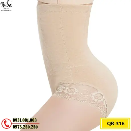 Quần Lót Gen Bụng Định Hình Chống Cuộn Thu Gọn Vòng Eo (Cod: QB-316)