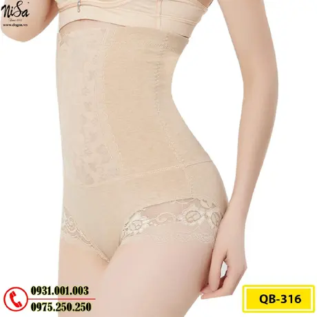 Quần Lót Gen Bụng Định Hình Chống Cuộn Thu Gọn Vòng Eo (Cod: QB-316)