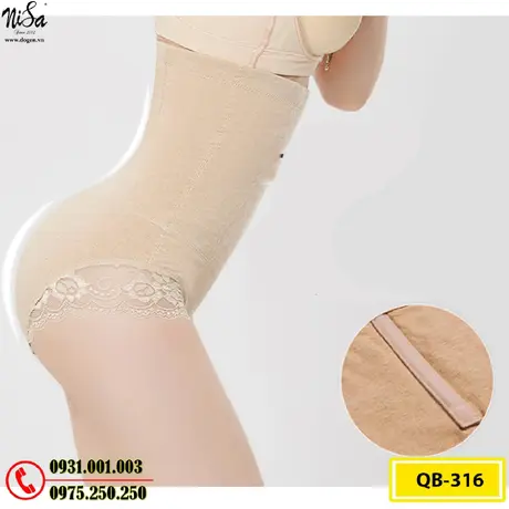 Quần Lót Gen Bụng Định Hình Chống Cuộn Thu Gọn Vòng Eo (Cod: QB-316)