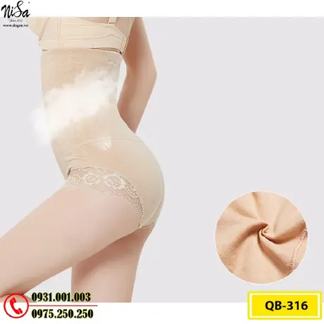 Quần Lót Gen Bụng Định Hình Chống Cuộn Thu Gọn Vòng Eo (Cod: QB-316)