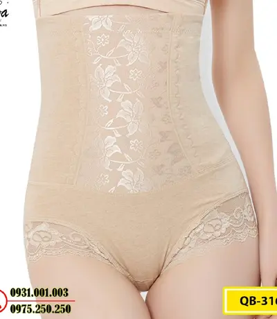 Quần Lót Gen Bụng Định Hình Chống Cuộn Thu Gọn Vòng Eo (Cod: QB-316)