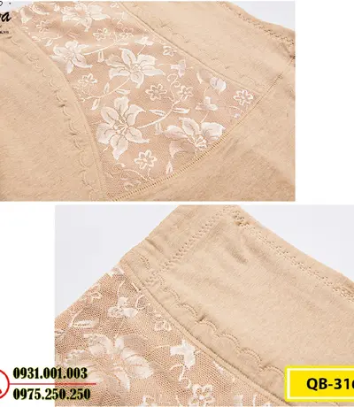 Quần Lót Gen Bụng Định Hình Chống Cuộn Thu Gọn Vòng Eo (Cod: QB-316)