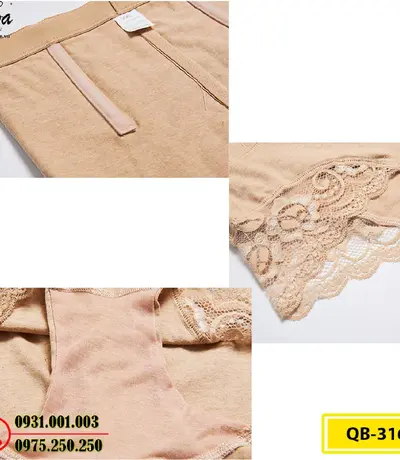 Quần Lót Gen Bụng Định Hình Chống Cuộn Thu Gọn Vòng Eo (Cod: QB-316)