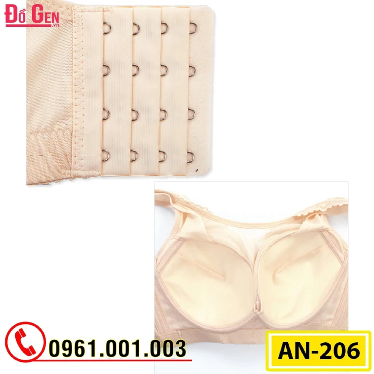 Áo Ngực Ren Bản To Không Gọng Cao Cấp AN-206