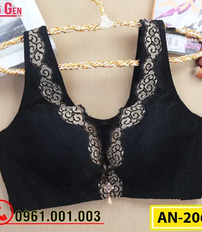 Áo Ngực Ren Bản To Không Gọng Cao Cấp AN-206