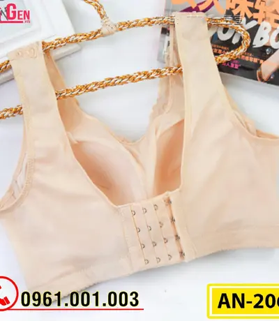 Áo Ngực Ren Bản To Không Gọng Cao Cấp AN-206