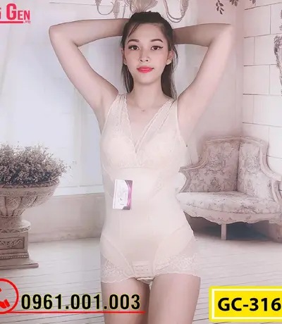 Bộ Đồ Lót Gen Định Hình - Gen Nịt Bụng Thu Gọn Vòng Eo (Cod: GC-3161)