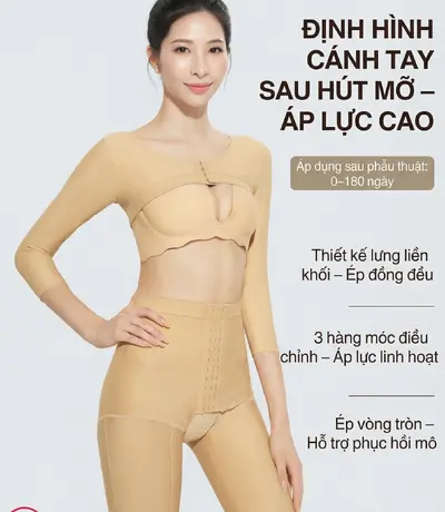 áo gen nách định hình thon gọn vùng nách sau phẫu thuật