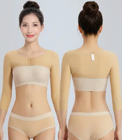 arm compression garment post liposuction reduce swelling shape arms