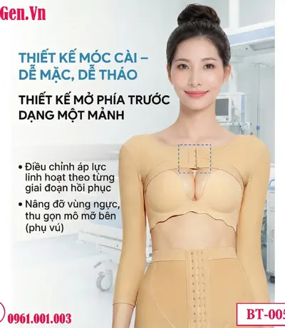 áo gen tay sau phẫu thuật hỗ trợ hồi phục nhanh