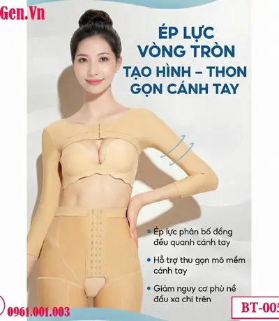 upper body compression garment body contouring effect