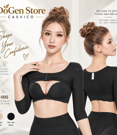 Áo gen tay dài BT-005 màu đen Casvico