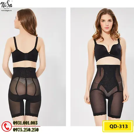 Quần Lót Gen Nịt Bụng Chống Cuộn Định Hình Vòng Eo Đùi (Cod: QD-313)