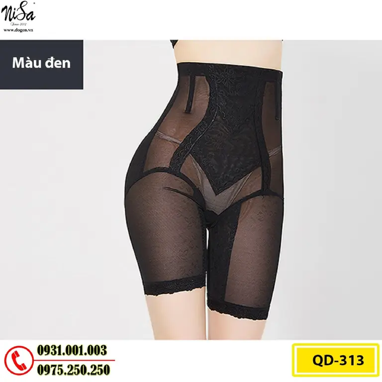 Quần Lót Gen Nịt Bụng Chống Cuộn Định Hình Vòng Eo Đùi (Cod: QD-313)