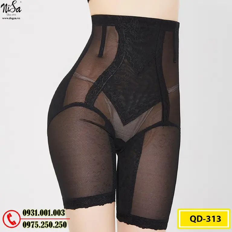Quần Lót Gen Nịt Bụng Chống Cuộn Định Hình Vòng Eo Đùi (Cod: QD-313)