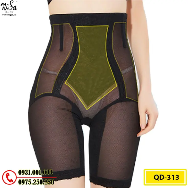 Quần Lót Gen Nịt Bụng Chống Cuộn Định Hình Vòng Eo Đùi (Cod: QD-313)