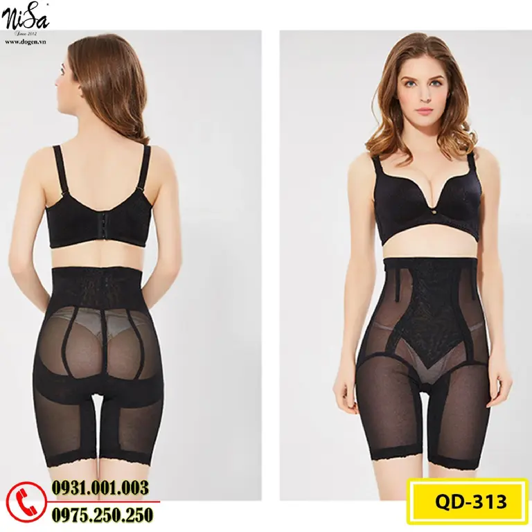 Quần Lót Gen Nịt Bụng Chống Cuộn Định Hình Vòng Eo Đùi (Cod: QD-313)