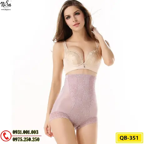 Quần Lót Gen Định Hình Cao Cấp Chống Cuộn Thu Gọn Vòng Eo (Cod: QB-351)