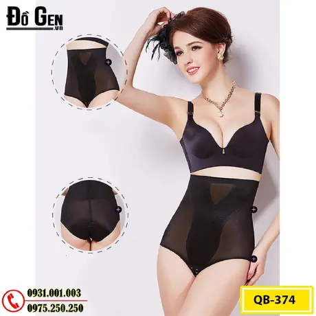 Quần Lót Gen Định Hình Cao Cấp Chống Cuộn Thu Gọn Vòng Eo (Cod: QD-374)