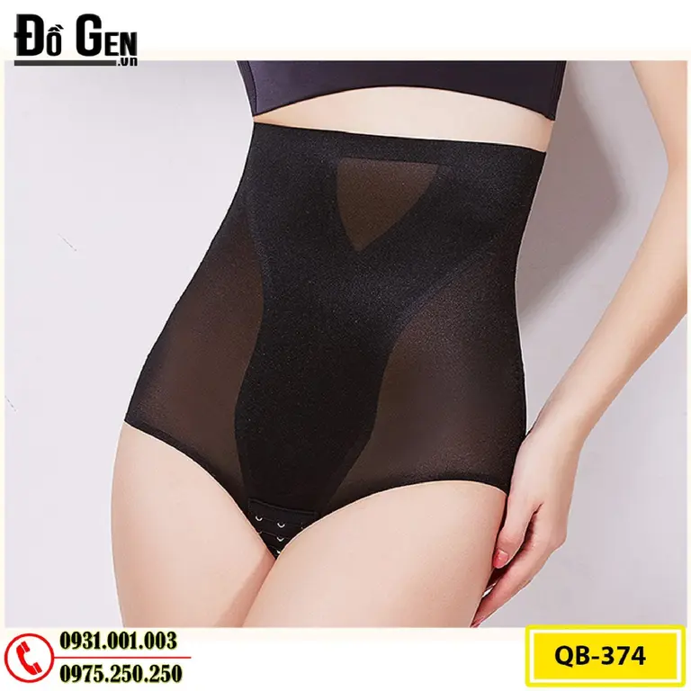 Quần Lót Gen Định Hình Cao Cấp Chống Cuộn Thu Gọn Vòng Eo (Cod: QD-374)