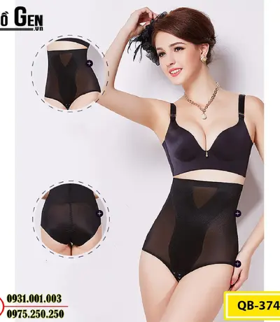 Quần Lót Gen Định Hình Cao Cấp Chống Cuộn Thu Gọn Vòng Eo (Cod: QD-374)
