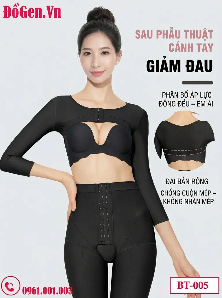 áo gen định hình nách ngăn xệ mỡ thừa