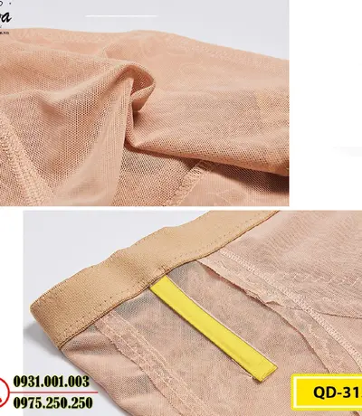 Quần Lót Gen Đùi Định Hình Cao Cấp Thu Nhỏ Vòng Eo (Cod: QD-313)