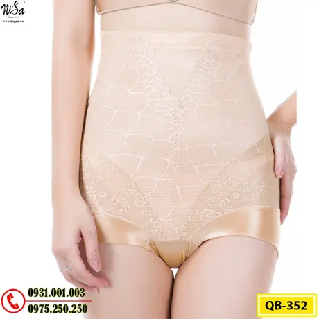 Quần Lót Gen Nịt Bụng Chống Cuộn Định Hình Vòng Eo (Cod: QB-352)
