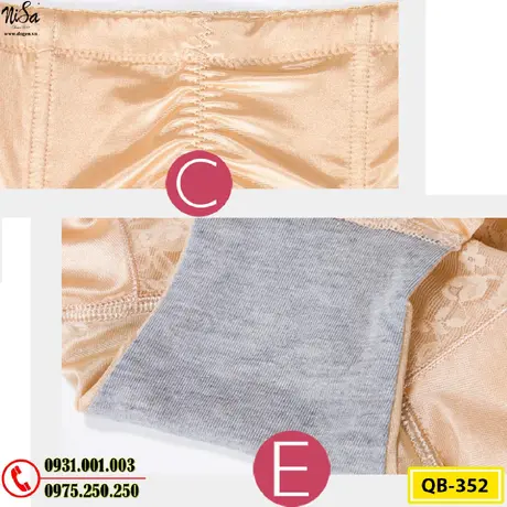 Quần Lót Gen Nịt Bụng Chống Cuộn Định Hình Vòng Eo (Cod: QB-352)