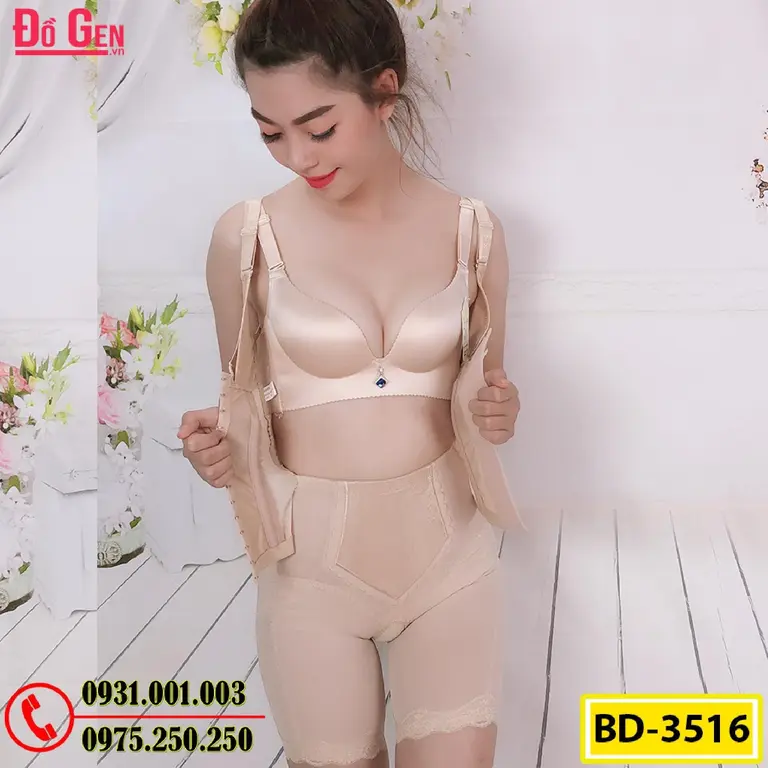 Bộ Đồ Lót Gen Định Hình - Gen Nịt Bụng Cao Cấp (Cod: BD-3516)