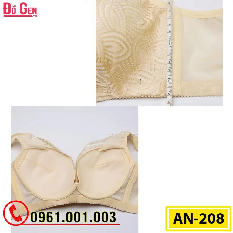 Áo Ngực Không Gọng Bản To Cao Cấp AN-208