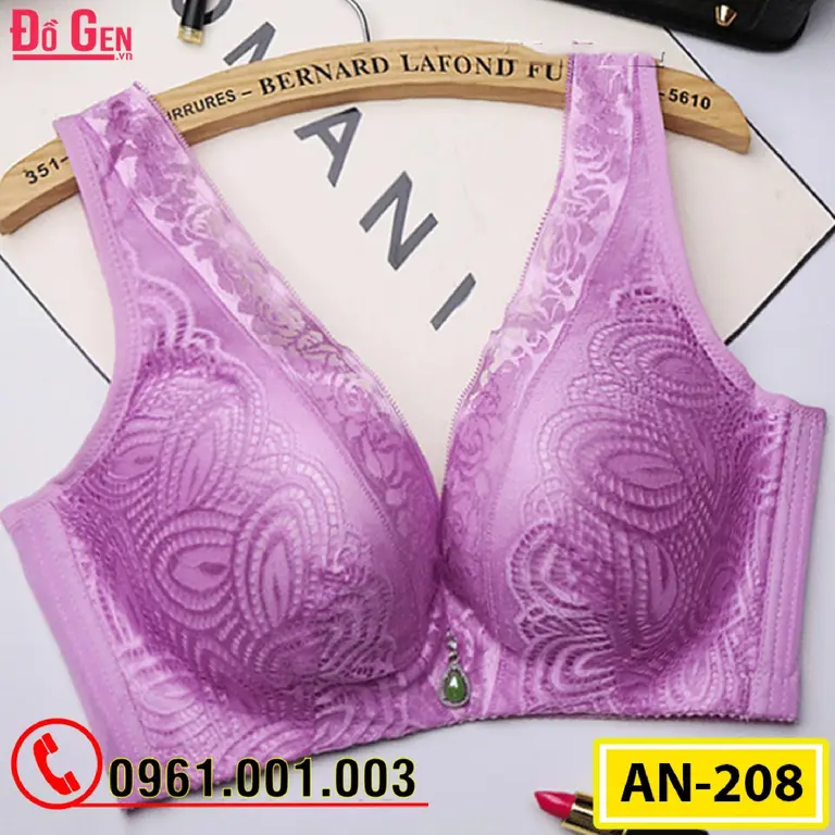 Áo Ngực Không Gọng Bản To Cao Cấp AN-208