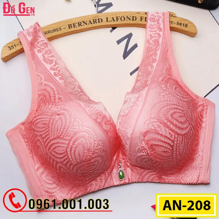 Áo Ngực Không Gọng Bản To Cao Cấp AN-208