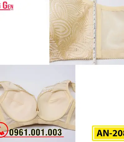 Áo Ngực Không Gọng Bản To Cao Cấp AN-208