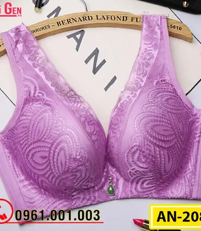 Áo Ngực Không Gọng Bản To Cao Cấp AN-208