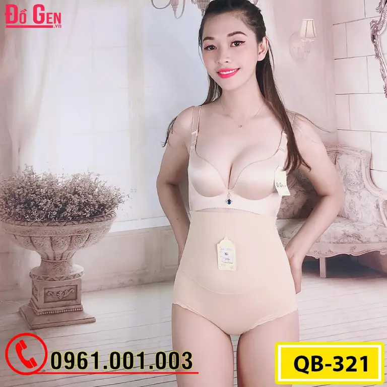 Quần Lót Gen Định Hình - Gen Nịt Bụng Dành Cho Phụ Nữ Sau Sinh (Cod: QB-321)