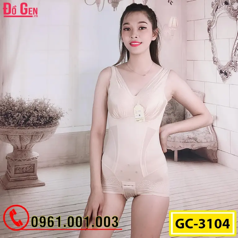 Bộ Đồ Lót Gen Định Hình Giúp Thon Gọn Eo Cho Phụ Nữ Sau Sinh (Cod: GC-3104)