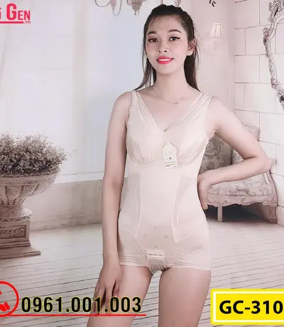 Bộ Đồ Lót Gen Định Hình Giúp Thon Gọn Eo Cho Phụ Nữ Sau Sinh (Cod: GC-3104)